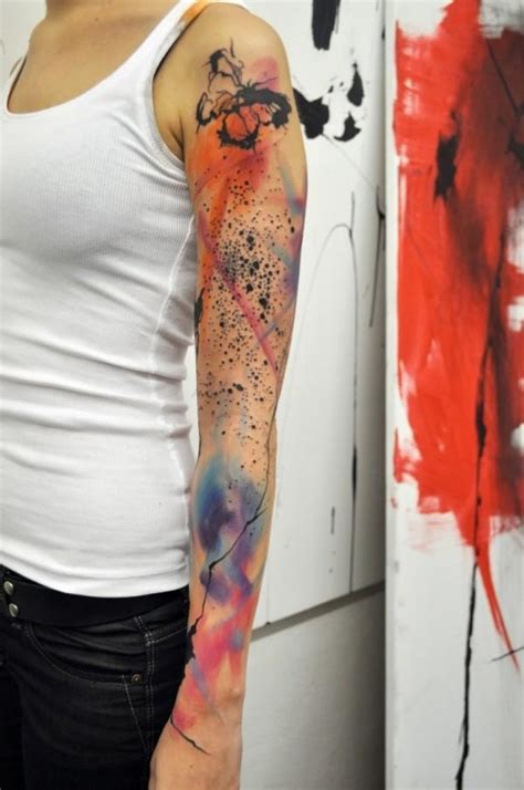 Hand Tattoo Watercolors