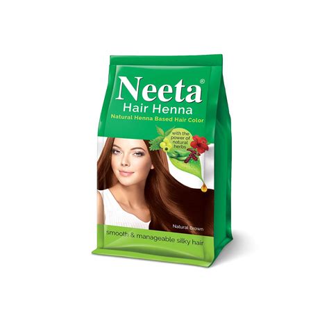 Buy Neeta Henna Based Hair Color Powder Natural Brown Henna Powder For Hair Natural Hair Color