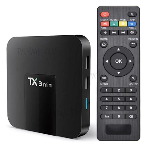 Tv Box Tx3 Mini Smart 4k Hd Wifi Rj45 Hdmi 2usb Lector 2gb Ram 16gb Rom