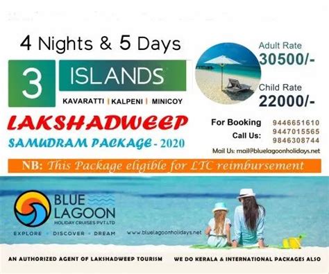Lakshadweep Tour Packages At Best Price In Kannur By Blue Lagoon Holiday Cruises Pvt Ltd ID