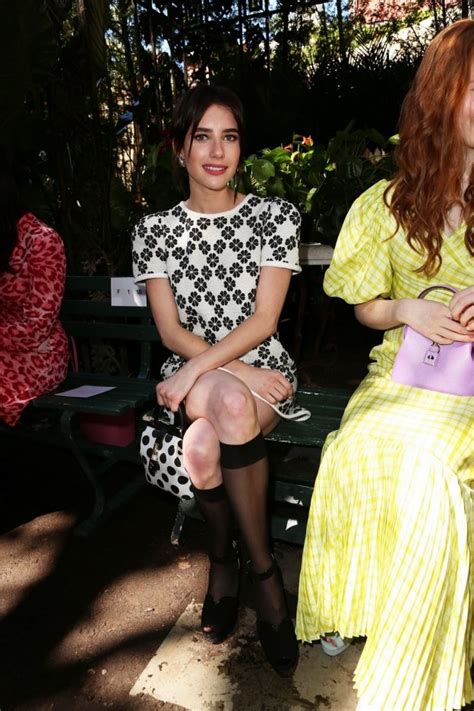 Emma Roberts In A Short Dress With Ppen Legs The Fappening