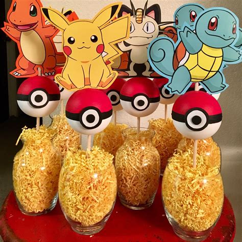 Pokémon Party Diy Centerpieces Fiesta Pokemon Decoracion Cumpleaños Pokemon Cumpleaños De