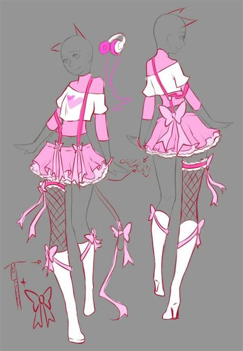 Rika Dono Drawing Clothes Drawing Anime Clothes Character Design