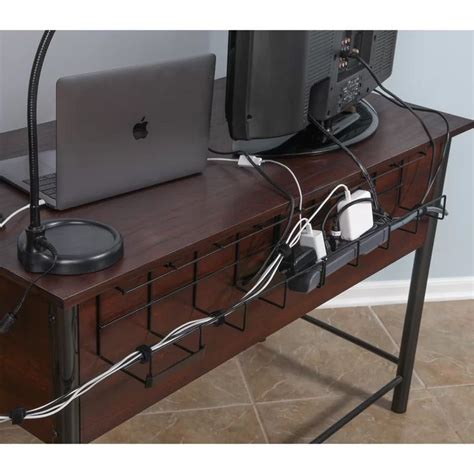Wire Tray Desk Cable Organizer In 2020 Cable Organizer Cable