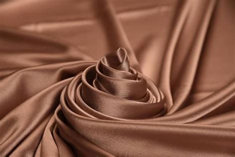 100 Silk Satin Rose Gold Fabric Remnant225cmx145cm Shiny Fashion