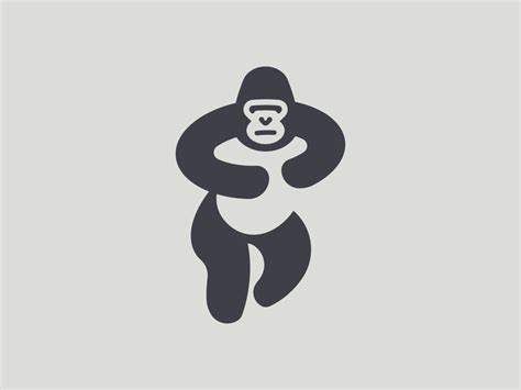 Gorilla Logo By Ghitea Florin On Dribbble
