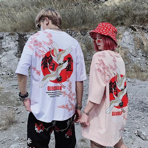 Couple Shirts Streetwear Relationship Clothes Matching Couple Outfits Pink Streetwear