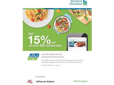 Standard chartered bank india credit card application tracking. Standard Chartered Bank launches Good Life platform in India providing dining offers to its ...