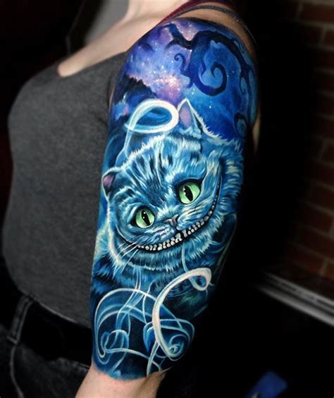 Cheshire Cat Tattoo By Jordan Croke Besttattoos