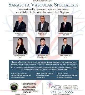 Internationally Renowned Vascular Surgeons Sarasota Vascular