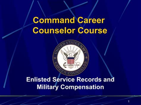 Topic 110 Enlisted Service Records And Military Comp Ppt