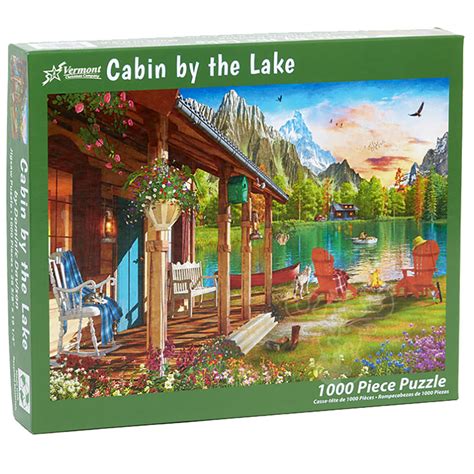 Vermont Christmas Co Cabin By The Lake Puzzle 1000pcs Puzzles Canada