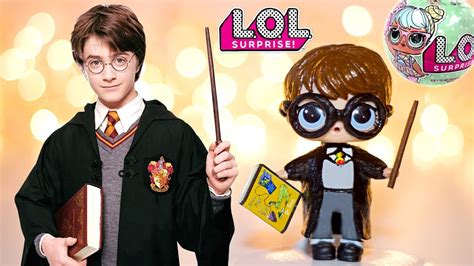 Harry Potter Custom Lol Surprise Doll Diy Repaint Tutorial Youtube