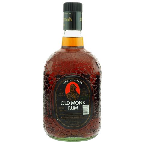 Old Monk Rum Very Old Vatted 7 Years 10 Liter Rum Gelagert Melasse