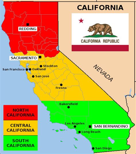 State Of California Split Into 3 States By Matritum On Deviantart