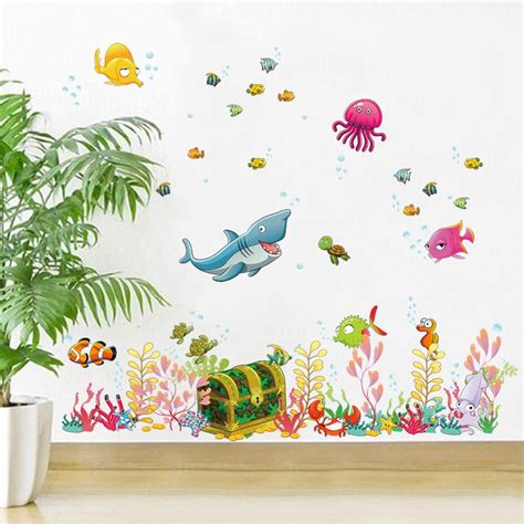 If you love life at the beach, then why not bring that sense of the seashore to. Muursticker Zee Dieren - Muurstickers Babykamer Kinderkamer