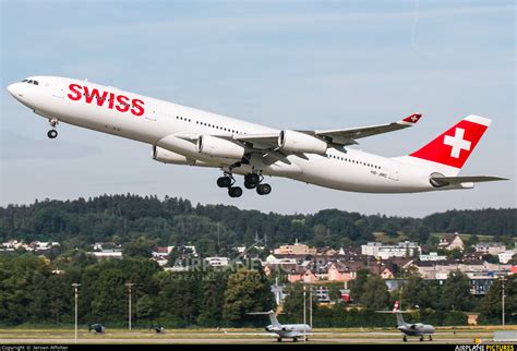 Hb Jmc Swiss Airbus A340 300 At Zurich Photo Id 811392 Airplane