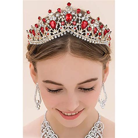 Jinyijia Queen Crown Rhinestone Crowns Princess Crown Bridal Crowns Tiaras For Women Girls