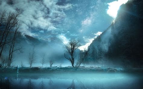 Download Wallpaper 3840x2400 Tree Fog Mountains Yosemite Valley Usa