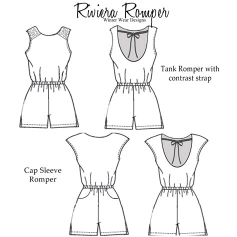 Playsuit Pattern Sewing Sewing Mama Raeanna Rompers For Women