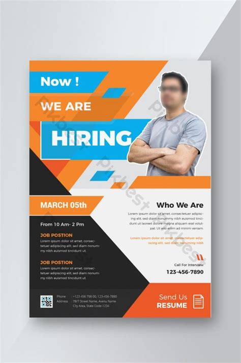 Recruitment And Job Vacancy Flyer Ai Free Download Pikbest