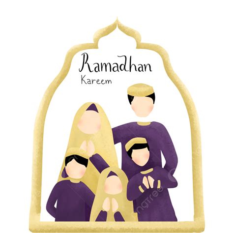 Salam Keluarga Untuk Ramadhan Keluarga Kartu Ucapan Ramadhan Png
