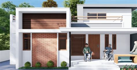 950 Sq Ft 2bhk Contemporary Style Single Storey Home And Free Plan 13