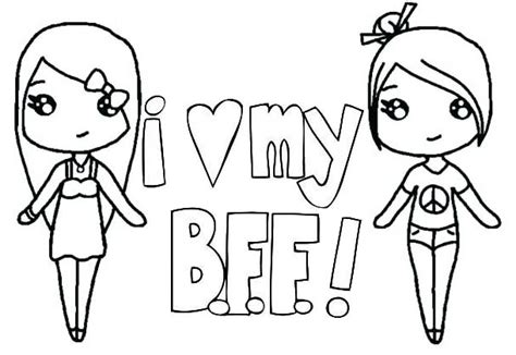 Https://techalive.net/coloring Page/bff Friendship Cute Coloring Pages