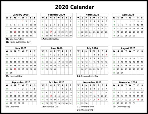 Free Printable Editable Calendar 2020 Month Calendar Printable