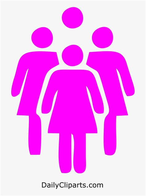 Group Of Women Standing Together Icon 693x1024 Png Download Pngkit