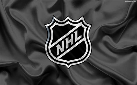 Download Wallpapers Nhl Usa National Hockey League Nhl Logo Emblem