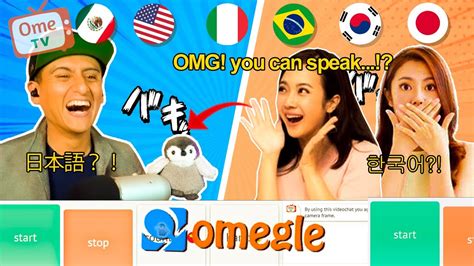People Freak Out When This Mexican Polyglot Speaks Their Language On Omegle Youtube