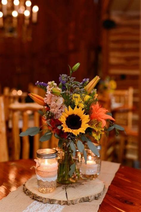 ️ 100 Country Rustic Wedding Centerpiece Ideas Hi Miss Puff Page 10