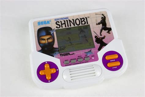 Classic 1988 Shinobi Lcd Video Game Vintage Handheld By Tiger Electronics