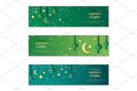 Oktaringga dwi permana ( xi multimedia iii). Selamat Hari Raya Aidilfitri horizontal banners ...