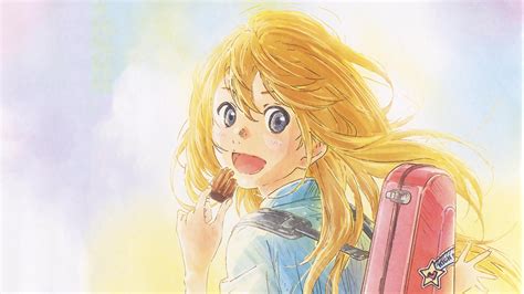 Wallpaper Illustration Anime Yellow Shigatsu Wa Kimi No Uso