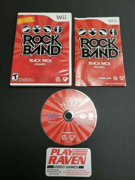 Rock Band Track Pack Vol 2 Nintendo Wii 2008 Ebay