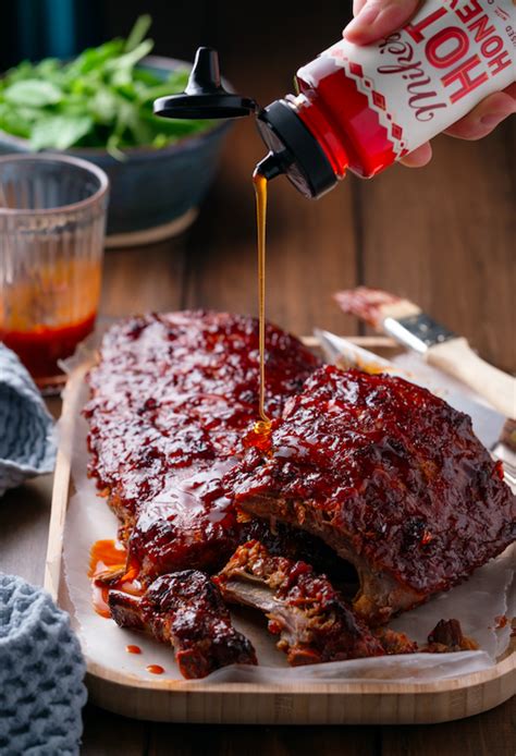 Mikes Hot Honey Bbq Ribs A Simple Slow Cooked Recipe With The Perfect Balance Of Sweet And