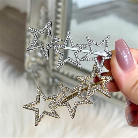 Lemonade Crystal Shooting Star Hair Clip Shop Accessories From