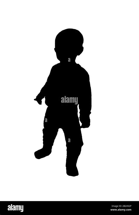 Little Boy Silhouette Clip Art