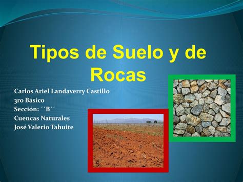 Tipos De Suelos Y Rocas By Caloslandaverry Issuu