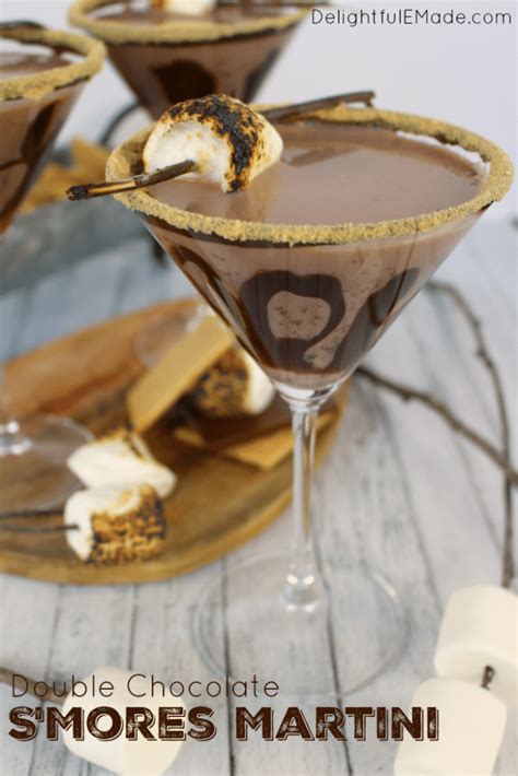 Double Chocolate Smores Martini Delightful E Made