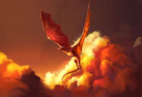 Fiery Dragon Sunset