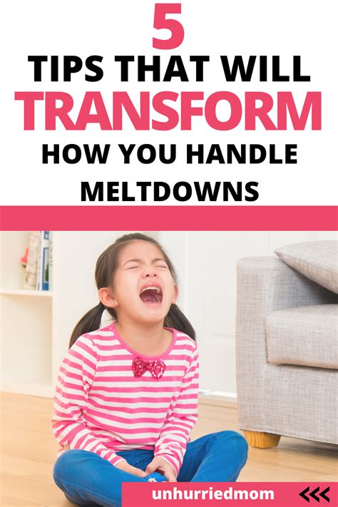 5 Steps To Transform How You Handle Meltdowns Taming Tantrums
