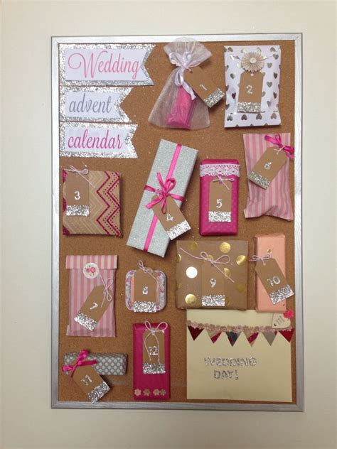If you're a maid of honor or party of a bridal. Wedding advent calendar | Wedding countdown, Thoughtful ...