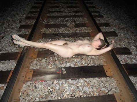 Wife Naked On Train Tracks Dare To Flash On The Railroad Tracks