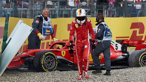 Sebastian Vettel German Grand Prix Crash Hands Lewis Hamilton Victory