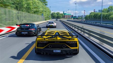 Lamborghini Aventador SVJ Vs Supercars At The C1 Loop Shutoko