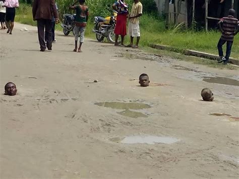 Five People Beheaded And Their Heads Displayed On The Road In Ahoada