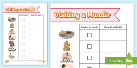 Visiting A Mandir Checklist Hindu Dharma Place Of Worship